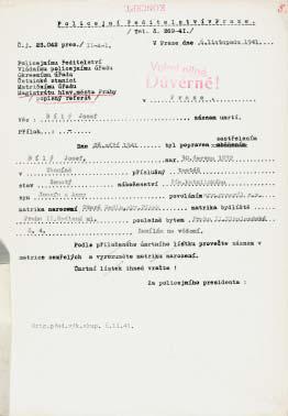 Czech Gen. Josef Bily Commander of the Bohemian Provincial Headquarters execution order.JPG