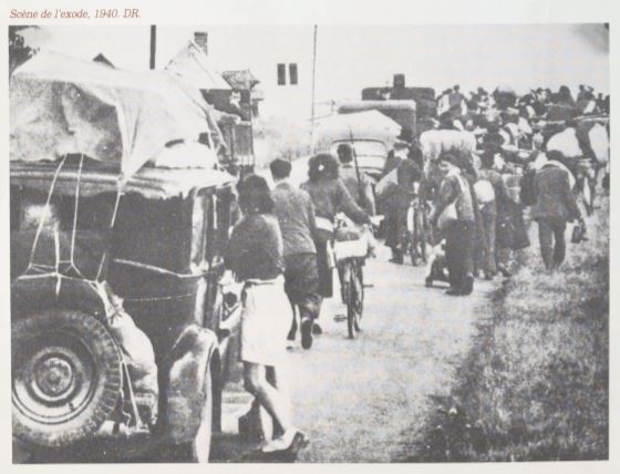 scène de l'exode 1940.JPG