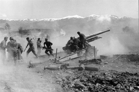 German artillery shelling the Metaxas Line..jpg