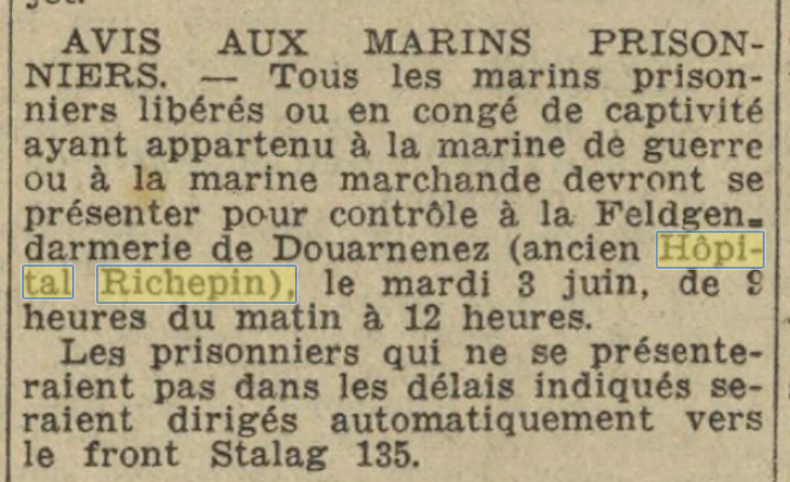 Screenshot 2025-02-25 at 18-37-36 La Dépêche de Brest journal politique et maritime puis journal de l'Union républicaine puis journal républicain quotidien puis quotidien républicain du matin ... 1941-05-31 Gallica.png