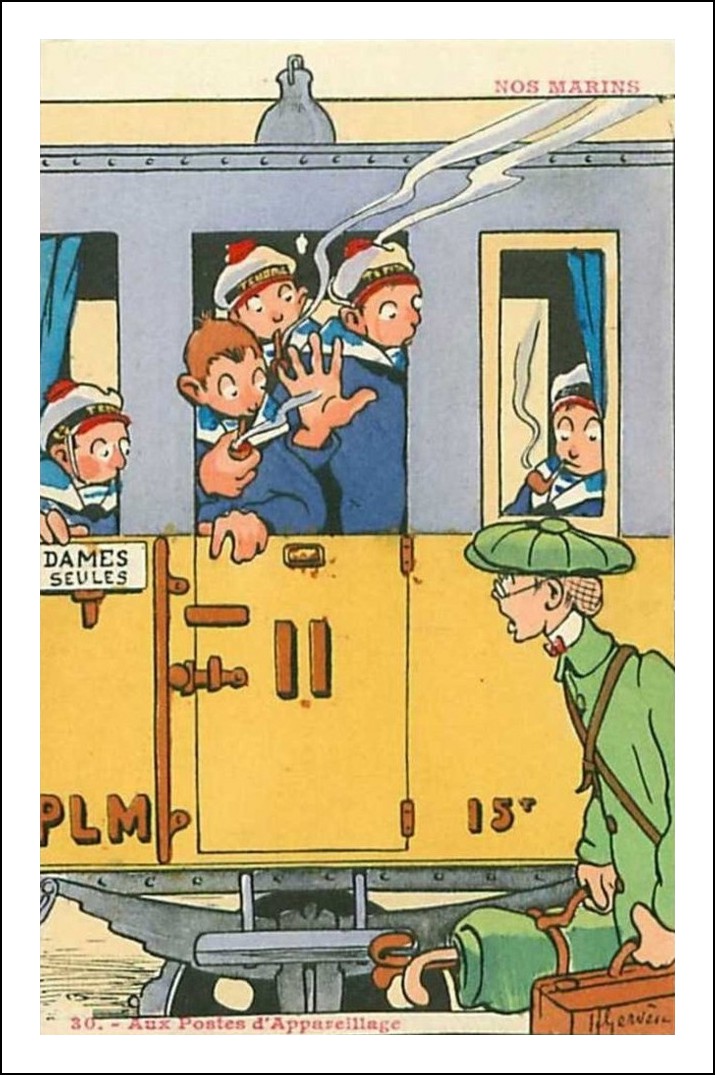 AUX POSTES D'APPAREILLAGE vie à bord - le train.jpg