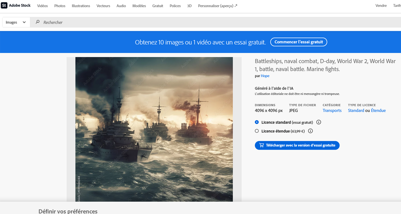 Screenshot 2025-09-23 at 12-05-47 Photo Stock Battleships naval combat D-day World War 2 World War 1 battle naval battle. Marine fights. Adobe Stock.png